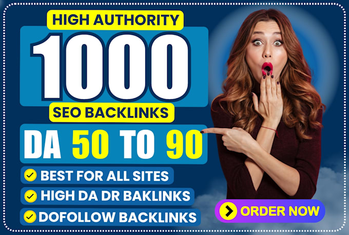 Gig Preview - Do high authority dofollow SEO backlinks manual link building for google ranking