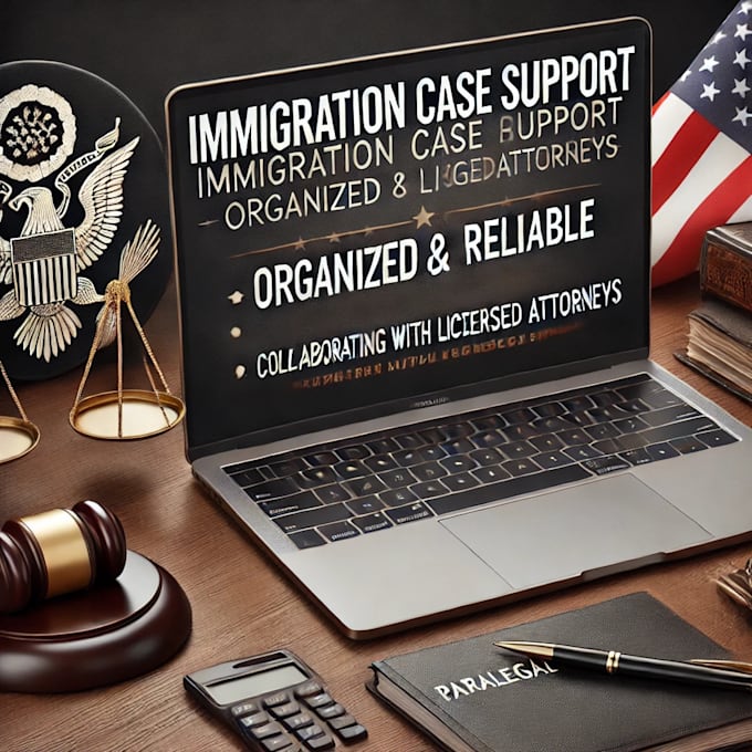 Gig Preview - Be your immigration document prep and case coordination