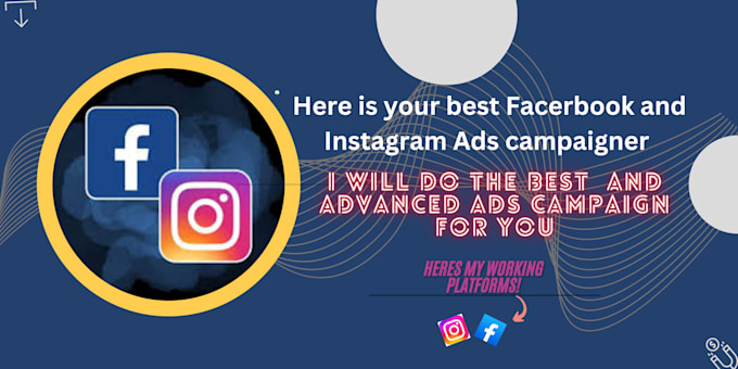 Gig Preview - Be your agency facebook and instagram ads manager