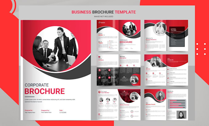 Gig Preview - Design corporate brochure, company profile, booklet design, whitepaper, indesign