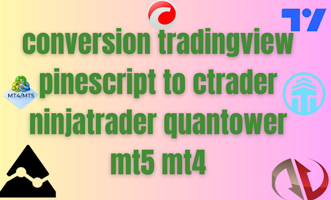 Gig Preview - Do conversion tradingview pinescript to ctrader ninjatrader quantower mt5 mt4