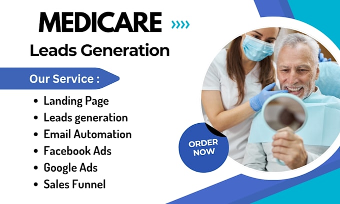 Gig Preview - Generate hot medicare leads medicare lead generation medicare insurance lead ads