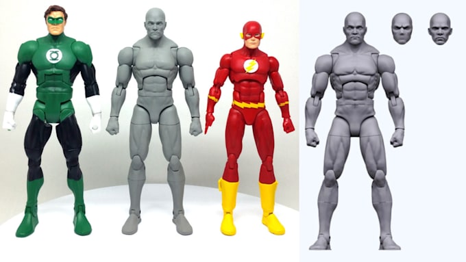 Bestseller - custom 3d action figure model articulated action figure model for 3d printing