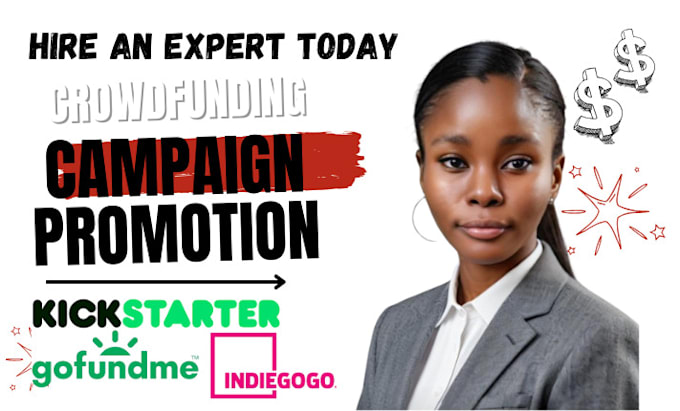 Bestseller - crowdfunding campaign creation for indiegogo gofundme and kickstarter