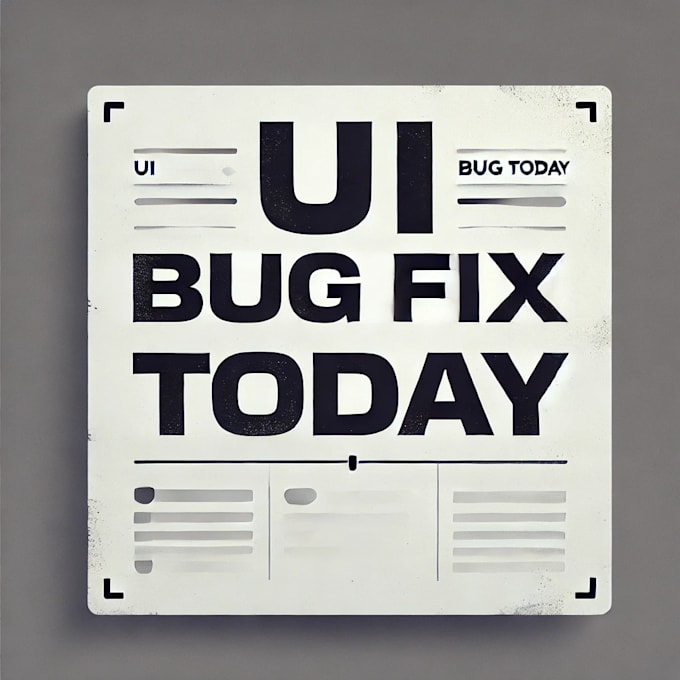 Bestseller - fix your frontend website bug today