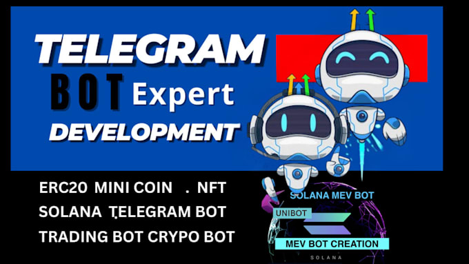 Gig Preview - Solana bot, crypto bot, volume bot, telegram bot, solana volume bot, trading bot