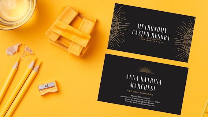 Gig Preview - Design unique and  stylish business cards for your brand