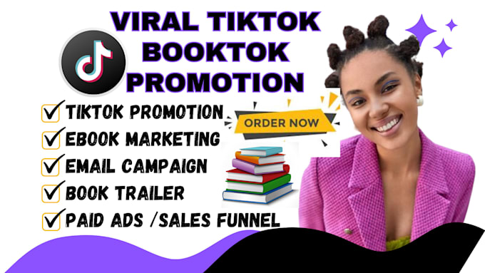 Bestseller - do tiktok booktok promotion, amazon KDP ads,  booktok ebook marketing