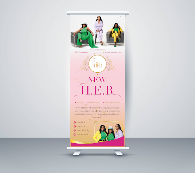 Gig Preview - Design roll up banner,retractable,pop up,pull up or signage design