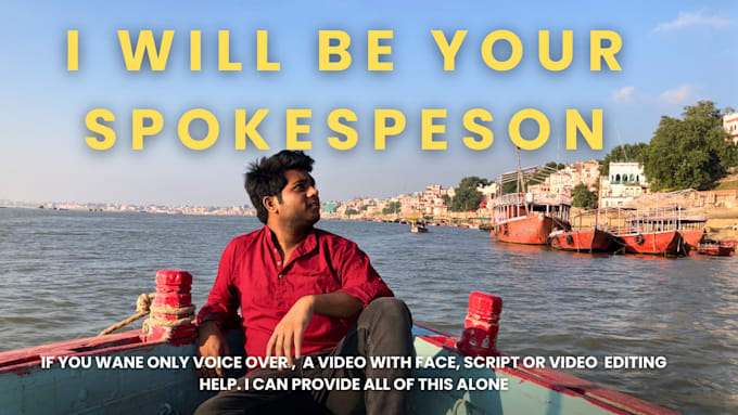 Gig Preview - Be your best indian spokesperson