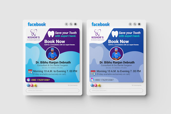 Gig Preview - Design social media business post and banner ads