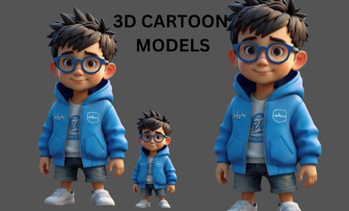 Gig Preview - Create stunning 3d cartoon character or models for animation and games