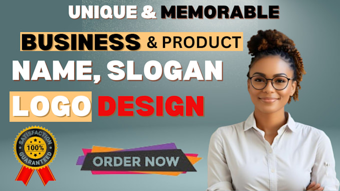 Gig Preview - Do business, product name and slogan in 24hours logo design, brand identity