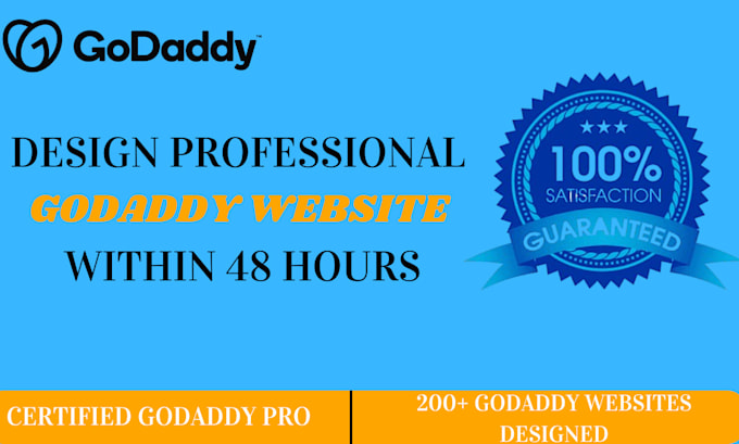 Bestseller - design godaddy website development redesign godaddy website design