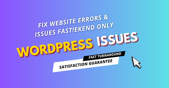 Gig Preview - Troubleshoot and fix any website issues