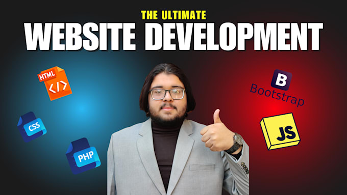 Bestseller - be your front end web developer with html, css and bootstrap