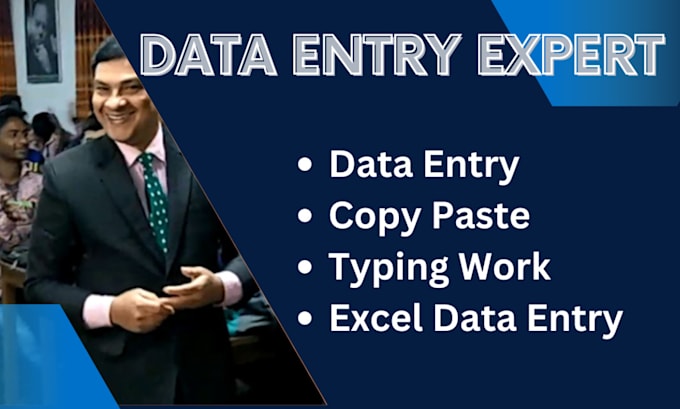 Gig Preview - Fast and reliable data entry services for your business