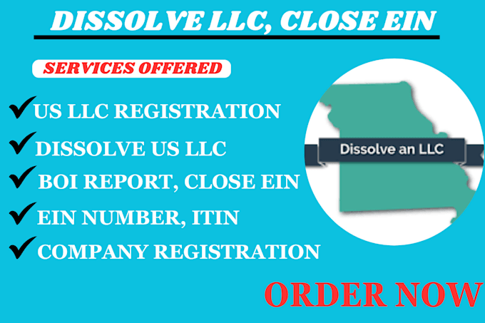 Gig Preview - Dissolve your US llc, llc registration, close ein, itin, llc ownership transfer