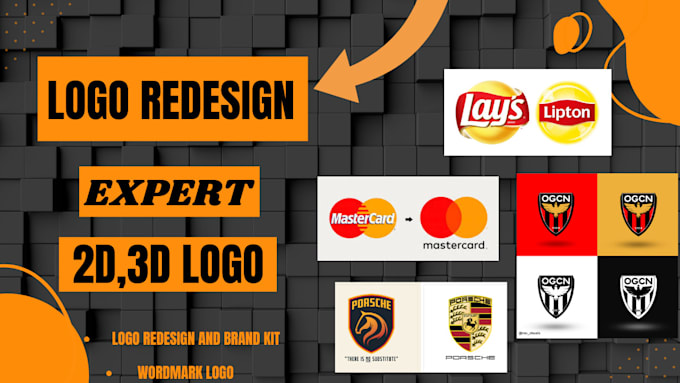 Gig Preview - Your brand with custom logo design and redesign services