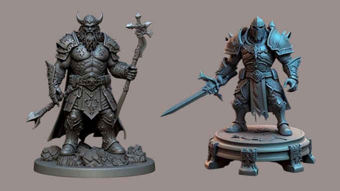 Bestseller - sculpt 3d miniature, dnd, table top, 3d printing, stl file, warhammer