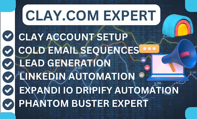 Gig Preview - Automate your lead generation with phantombuster, expandi io, and dripify