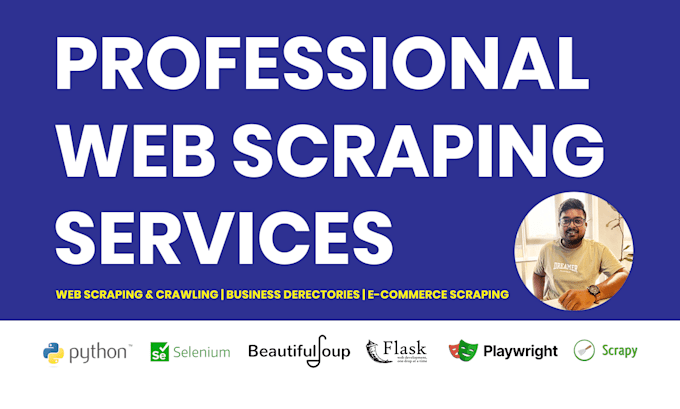 Gig Preview - Do accurate python web scraping services for reliable data