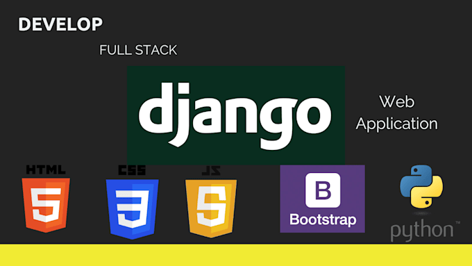 Gig Preview - Build scalable web apps with django and python full stack development