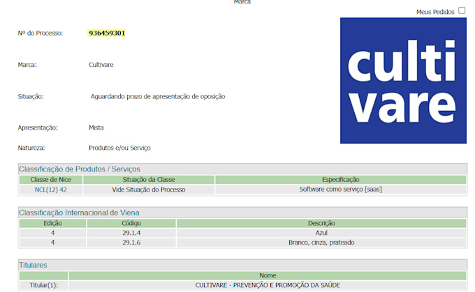 Gig Preview - Registrar a sua marca