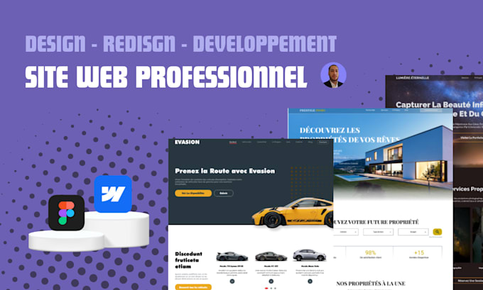 Gig Preview - Créer un site web professionnel, moderne et personnalisé