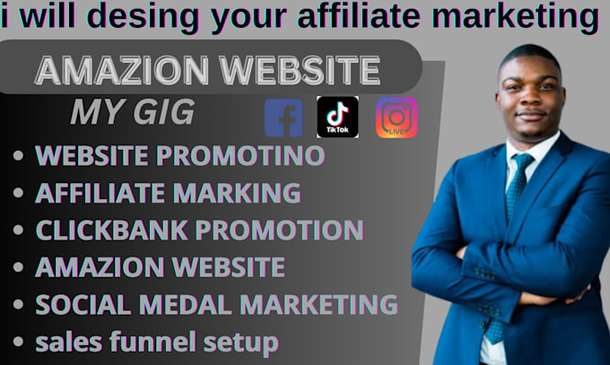 Gig Preview - Design your affiliate marketing in professional