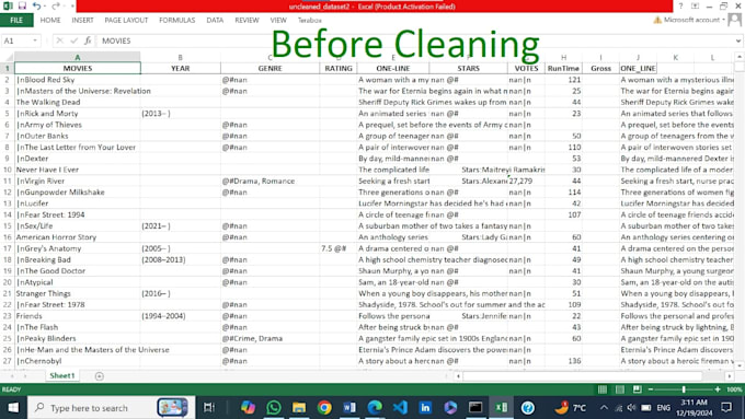 Gig Preview - Clean, organize, and format excel and CSV data