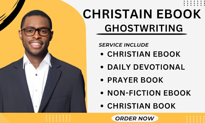 Gig Preview - Do christain ebook ghostwriting ebook ghostwriter chritian book