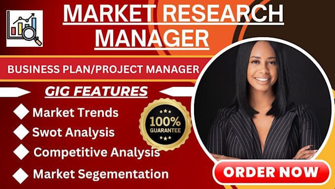 Gig Preview - Do detailed market research business plan market analysis swot analysis