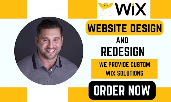 Gig Preview - Do wix design, wix website redesign, wix website development with wix SEO