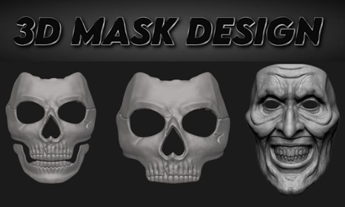 Gig Preview - Sculpt 3d helmet 3d mask 3d armour 3d cosplay model for 3d printing