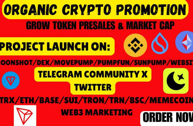 Gig Preview - Pump token, sui, pump fun, sol memecoin, moonshot, presale, telegram advertising