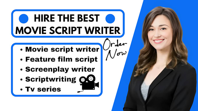 Gig Preview - Ghostwrite movie script feature screen play tv series screenwriting