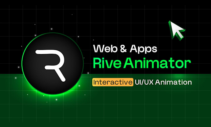 Gig Preview - Create interactive rive animations for web, app, game UI and website UX