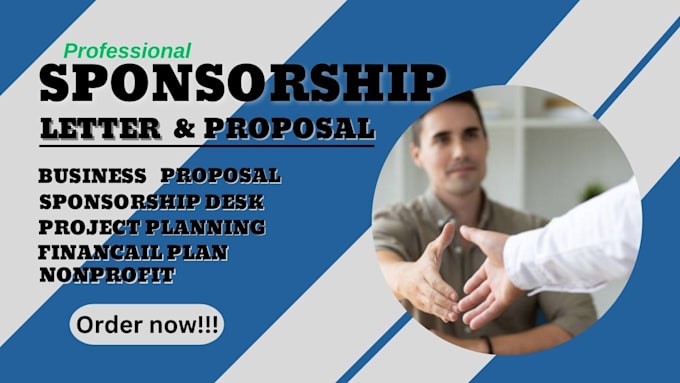 Gig Preview - Do professional sponsorship proposals, case study reports, business documents