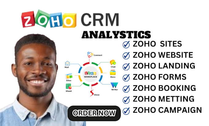 Gig Preview - Set up and customize zoho crm, zoh campaign, zoho forms, zoho books