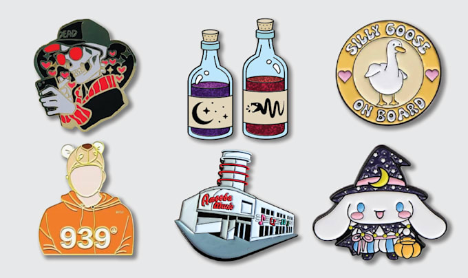 Gig Preview - Design enamel pins, company badges, medals, hat pins