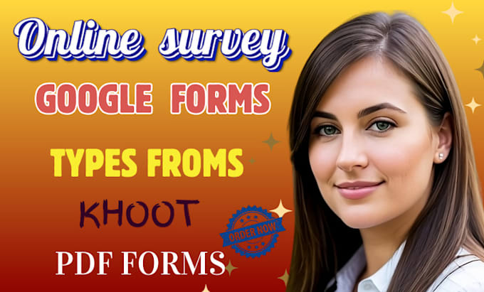 Gig Preview - Create online survey forms google forms PDF form and jotform and microsoft form