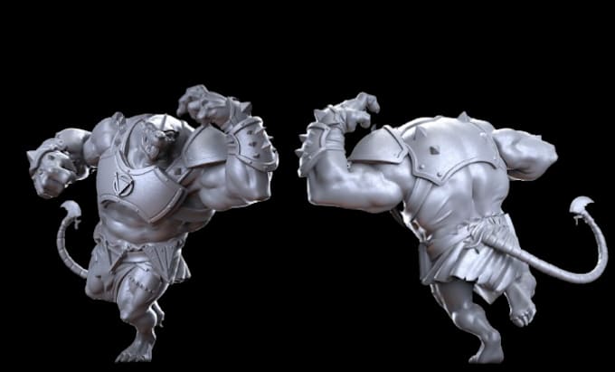 Gig Preview - Sculpt 3d warhammer 3d miniature painting 3d figurine 3d game character model