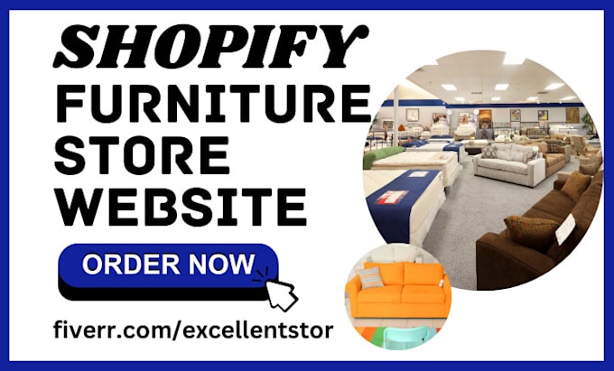 Gig Preview - Build shopify store modern luxury home decor interior design furniture store web