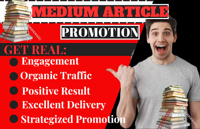 Gig Preview - Promote medium article ebook to gain views, clicks, visibility