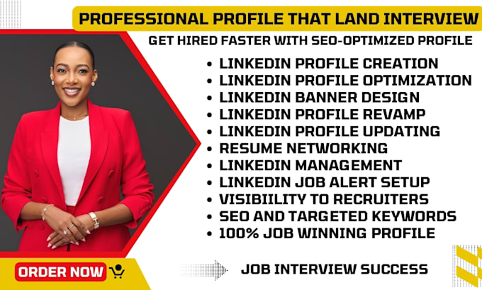 Gig Preview - Transform your linkedin profile into a powerful career magnet