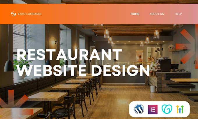 Gig Preview - Do restaurant website, restaurant food website, restaurant wordpress website