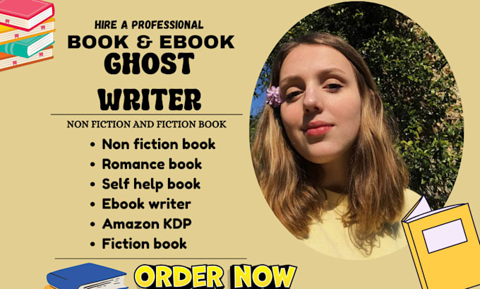 Gig Preview - Be ebook ghostwriter non fiction ebook self help book fiction ebook amazon KDP