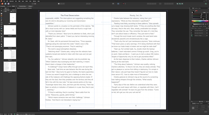 Gig Preview - Create interesting written scenarios for a book or script