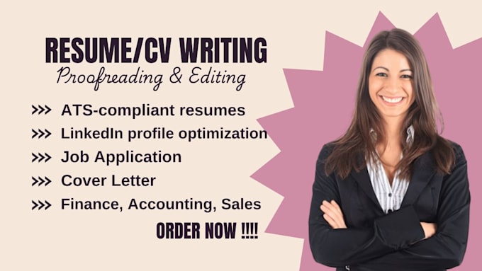 Gig Preview - Be your professional CV maker ats resume executive resume CV writing UK